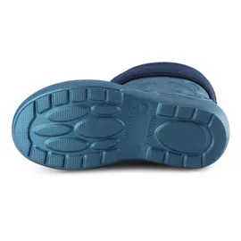 Ladeheid Eva Kinder Jungen Mädchen Gummistiefel Regenschuhe gefüttert LA-CA-11 (Metallisches Blau-2, 22/23 Eu)