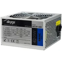 Akyga AK-B1-500 Netzteil 500W, 120mm leiser Lüfter grau
