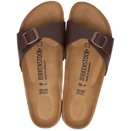 Birkenstock Madrid Birko-Flor schmal dunkelbraun 37