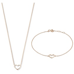 Isabel Bernard Geschenkset Isabel Bernard Cadeau d'Isabel - 585 roségold Schmuck-Set   Damen 