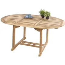 möbelliebling Gartentisch ausziehbar 120-170 x 75 cm Beige