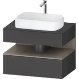 Duravit Waschtischunterschrank wandhängend „Qatego“ 80 × 60 × 55 cm