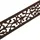 zaun|zu® Sichtschutzstreifen 255 x 15 cm Braun Metall 2 St.