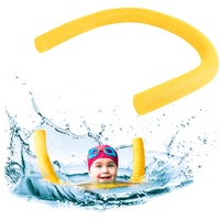 Schwimmnudel 2er oder 4er Set Schwimmnudel für Kinder und Erwachsene Poolnudel Wassernudel Set Schwimmhilfe für Pool Schaumstoff 150 cm (Rot/Gelb, 2-er Pack)