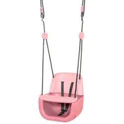 Dice Kunststoff Babysitz 3 in 1 Schaukel Rosa/ Hellrosa (Pastellfarbe)