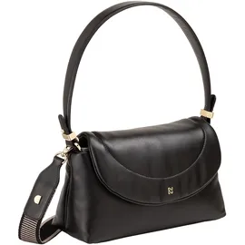 Dudu Melville Schultertasche Leder Black