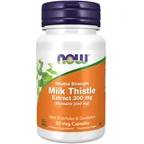 Now Foods, Double Strength Milk Thistle Extract (Mariendistel-Extrakt), 300mg, mit Artischocke und Löwenzahn, 50 vegane Kapseln, Laborgeprüft, Vegetarisch, Sojafrei, Glutenfrei, ohne Gentechnik