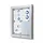 Showdown Showdown® Displays Schaukasten T silber 4x DIN A4 58,5 x 4,7 x 76,0 cm, 1 St.