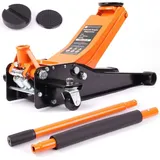 Springer Werkzeuge 2,5 T Rangierwagenheber Wagenheber 75-505mm Doppelkolben Hydraulisch 2 Auflagen