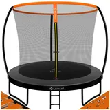 Kesser KESSER® Trampolin Gartentrampolin TÜV Rheinland GS Zertifiziert Kindertrampolin bis 150 kg Komplettset mit Sicherheitsnetz, Leiter, Randabdeckung & Zubehör