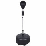 Boxsack Standboxsack Set Boxball Punchingball Verstellbar Erwachsene Boxende, High Rebound Boxen Speed ​​Ball Reaktion Ziel Trainingsausrüstung, Höhenfrei Einstellbereich 120cm-160cm (Schwarz)