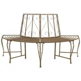vidaXL Baumbank 160 x 80 x 89 cm Antikbraun