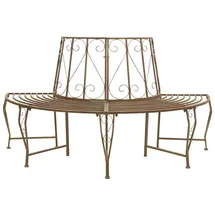 vidaXL Baumbank 160 x 80 x 89 cm Antikbraun