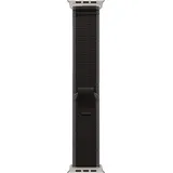 Apple Watch Ultra Trail Loop 49 mm Schwarz/Kohlegrau Titan Natur M/L