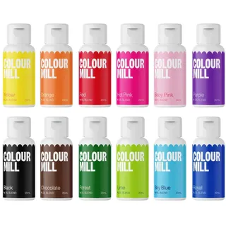 Colour Mill Lebensmittelfarbe Schnellstarter Set 12x 20ml