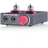 Phono-Vorverstärker,Douk Audio T4 PRO Mini Valve Tube MM Phono Verstärker GE5654 Röhrenvorverstärker Heim Stereo Audio Pre-Amplifier Desktop Kopfhörerverstärker