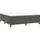 vidaXL Boxspringbettgestell 200 x 200 cm Dunkelgrau