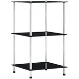 vidaXL Bücherregal 40 x 40 x 67 cm Schwarz