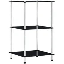vidaXL Bücherregal 40 x 40 x 67 cm Schwarz
