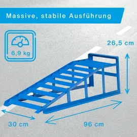 CARTREND Unitec Auffahrrampe 1000kg 1 Stück nur paarweise zugelassen
