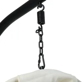 Svita Nelly Hängesessel mit Gestell klappbar Beige