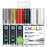 Molotow Kreidemarker Chalk Basic Set 1 - 4-8 mm, 6 Stück sortiert