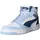 Puma Rebound V6 Mid Unisex Weiß/Dark Indigo/Haute Tropic 39
