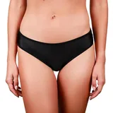 Taynie Beach Perioden Bikini - Periodenslip - Menstruationsunterwäsche - Periodenwäsche - Periodenunterwäsche - ersetzt 3 Tampons, Tragedauer bis 12Std, waschbar 60°C (34, Schwarz) - 34