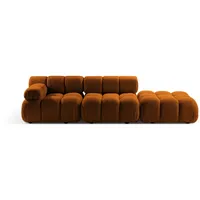 Micadoni Sofa Bellis, modular 4-Sitzer orange