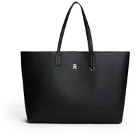 Tommy Hilfiger TH ICON TOTE Schultertasche Kunstleder Black