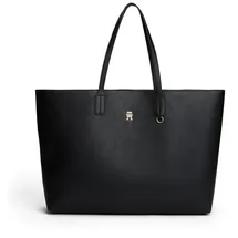 Tommy Hilfiger TH ICON TOTE Schultertasche Kunstleder Black