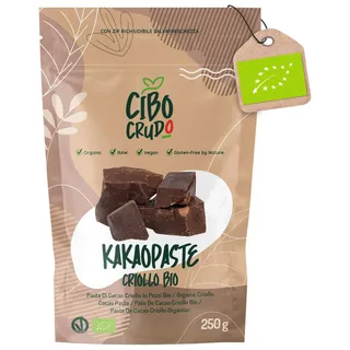 Kakaomasse Bio Roh - 250g. Criollo Kakao Bio zur Herstellung von Rohkakaomass...