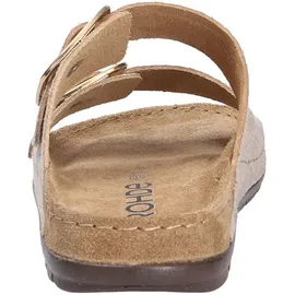 ROHDE Damen Pantolette Leder Schnalle Muster schimmernd Rodigo-D 5857, Größe:40 EU,