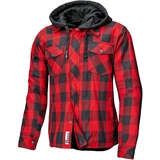 Held Lumberjack II Damen Motorrad Textiljacke Schwarz/Rot M