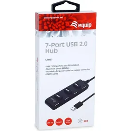 Equip 128957 USB 2.0 480 Mbit/s Schwarz