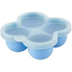 Chicco Multifunctional Food Storage Container Blue Behälter für Lebensmittel 4x60 ml