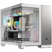 Corsair 2500X - Weiß/Satin Aluminium, - Glasfenster