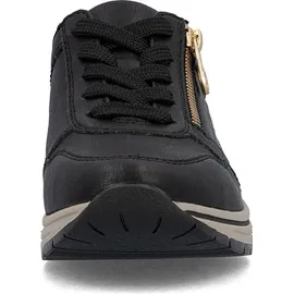 Rieker Keilsneaker Damen goldfarben/schwarz 41