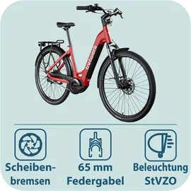 Tretwerk Amber Nexus 2023 28 Zoll RH 48 cm Damen rot