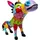Kare Deko Figur Donkey Patchwork, 54cm