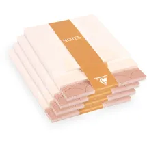 Clairefontaine 4x Zettelblock 10x14 cm 90 Blatt 116070C