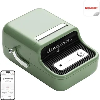 Niimbot B21 Pro Wireless Fotodrucker Schwarz-Weiß Druck-Auflösung: 300 x 300 dpi Grün
