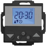 WIR elektronik Zeitschaltuhr Rollladen eUHR eU240 für Smart Home, Funk, App-fähig, schwarz