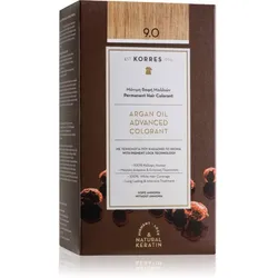Korres Argan Oil Permanent-Haarfarbe mit Arganöl Farbton 9.0 Very Light Blonde 50 ml