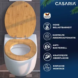 CASARIA WC-Sitz Bambus Braun