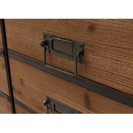 Mendler Apothekerkommode 94 x 80 x 35 cm Braun