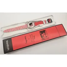 Swatch Disney Mickey Mariniere White Dial Silicone Strap Unisex Watch GZ352