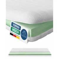 AM Qualitätsmatratzen Weicher Matratzen Topper Matratzenauflage 160x220 cm