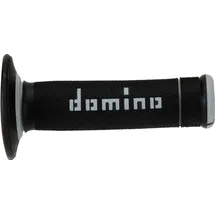 Domino Lenkergriffe A020 2-Komponenten Schwarz/Grau