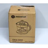 Aigostar Saftpresse Elektrisch 2 Kegel, Orangenpresse 40 Watt Zitruspresse 0.7 L